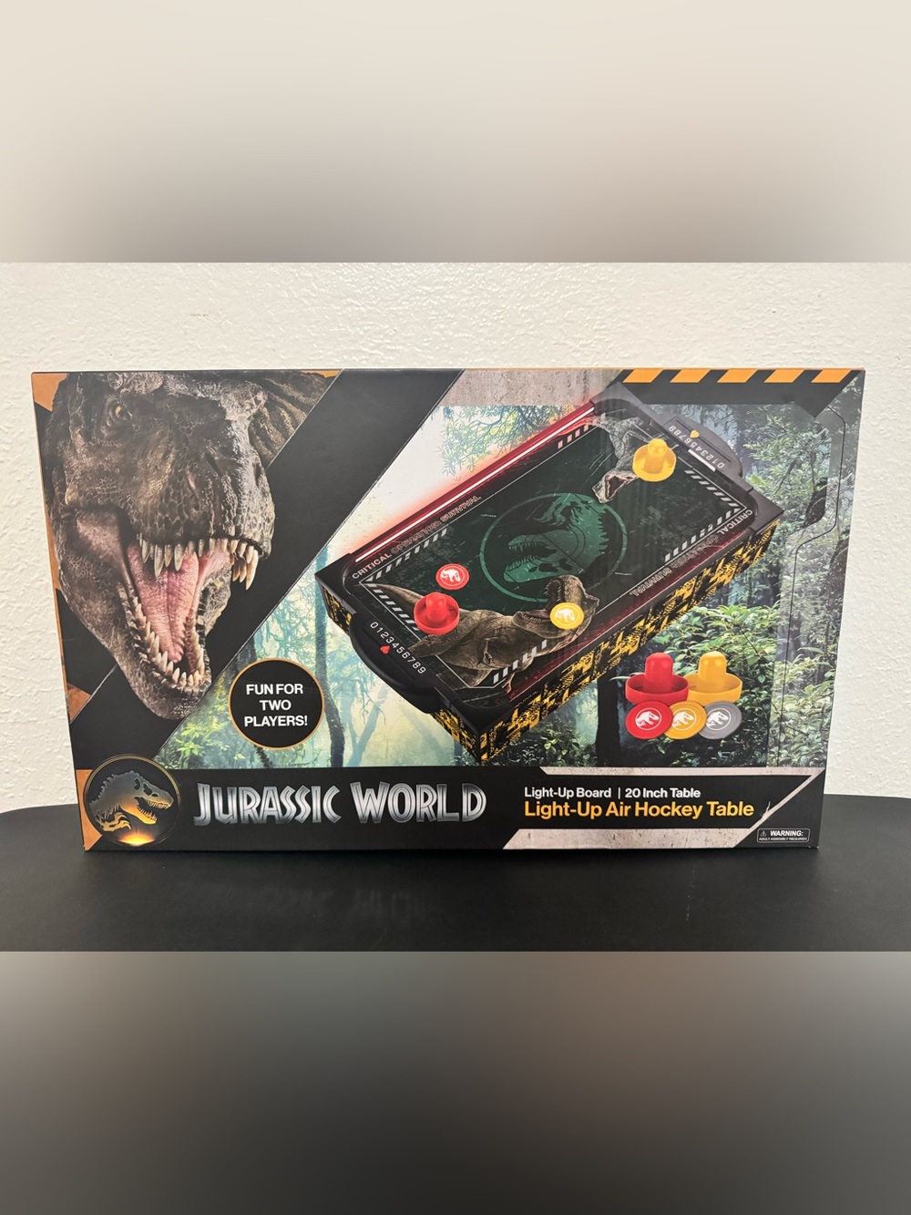 Jurassic World Rare Light Up Air Hockey Table
